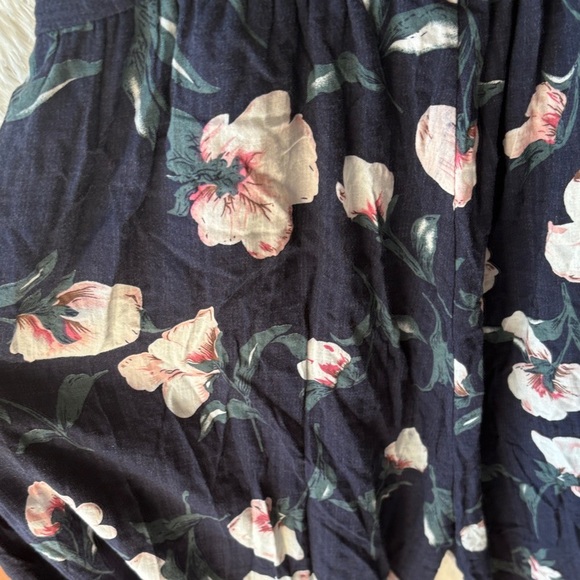 Altar'd State Floral Jumpsuit - Navy and Light Pink - Picture 6 of 6